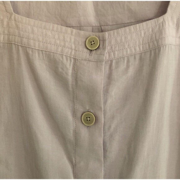 J. Jill Pale Orchid Square Neck Blouse Womens Sz M Button Front ¾ Sleeves Modal - Picture 5 of 14